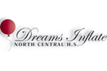  NC Dreams Inflate Ladies Dri Mesh V-neck polo | North Central Dreams Inflate  