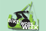  Bike to Work Spokane Hooded Sweatshirt | Bike to Work Spokane  