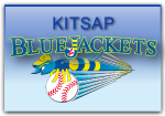  Kitsap BlueJackets Embroidered Spectrum&trade Nylon Shell Jacket | Kitsap BlueJackets Baseball  